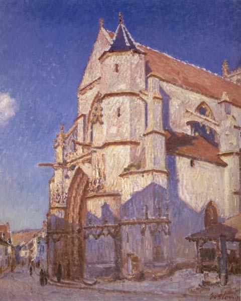 Alfred Sisley The Church at Moret Spain oil painting art